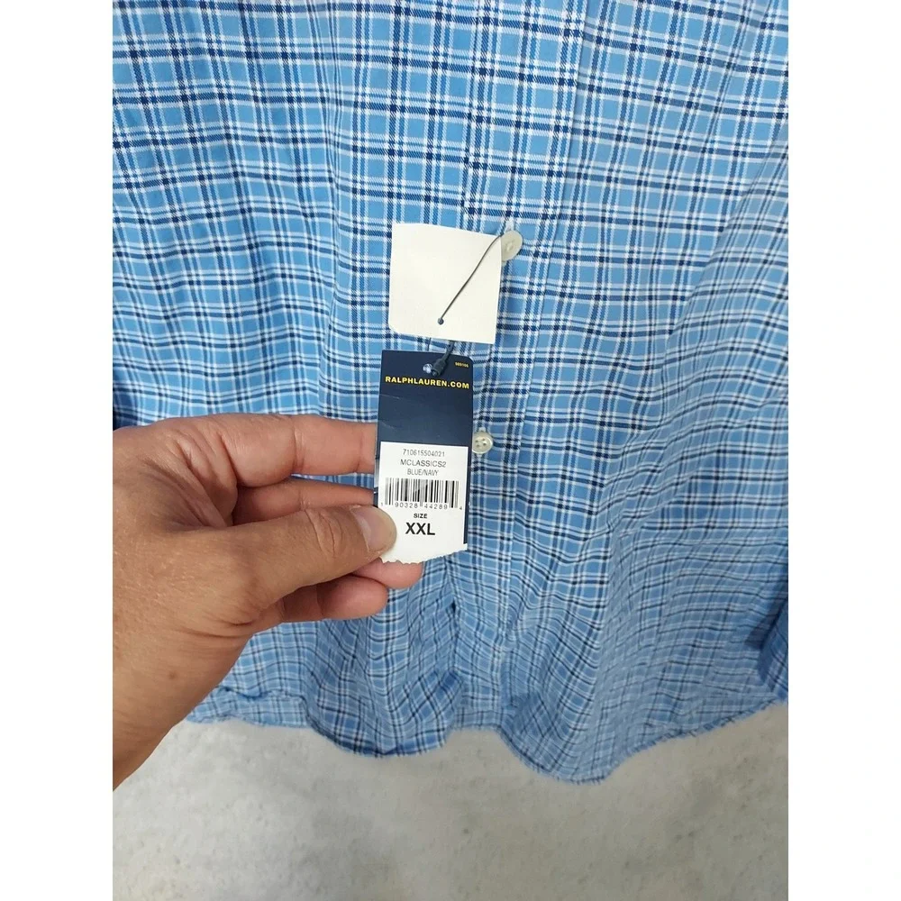 NEW Polo Ralph Lauren Shirt Mens XXL Flesh Pony Button Down Oxford Midweight 2XL